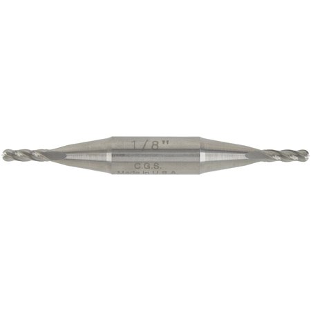 CGS TOOL 4 Flute Std Length Dem Ball Nose 1/4"Dia 5/8"Loc 3-1/2"Oal 642-2500